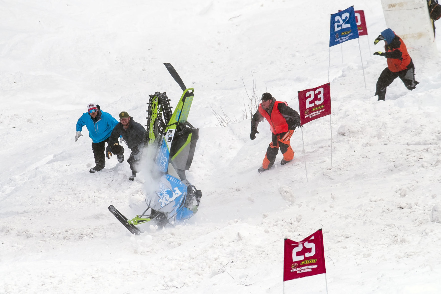 43rd annual World Championship Snowmobile Hill Climb